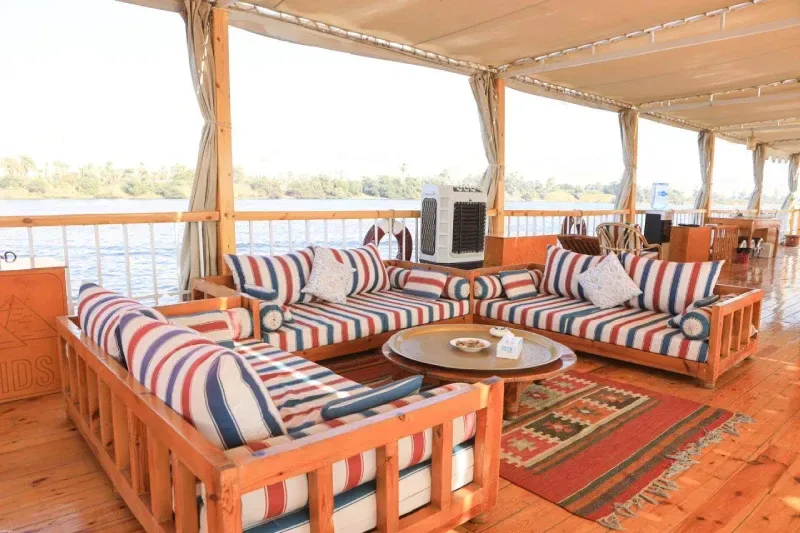 Relaxing on Dahabiya